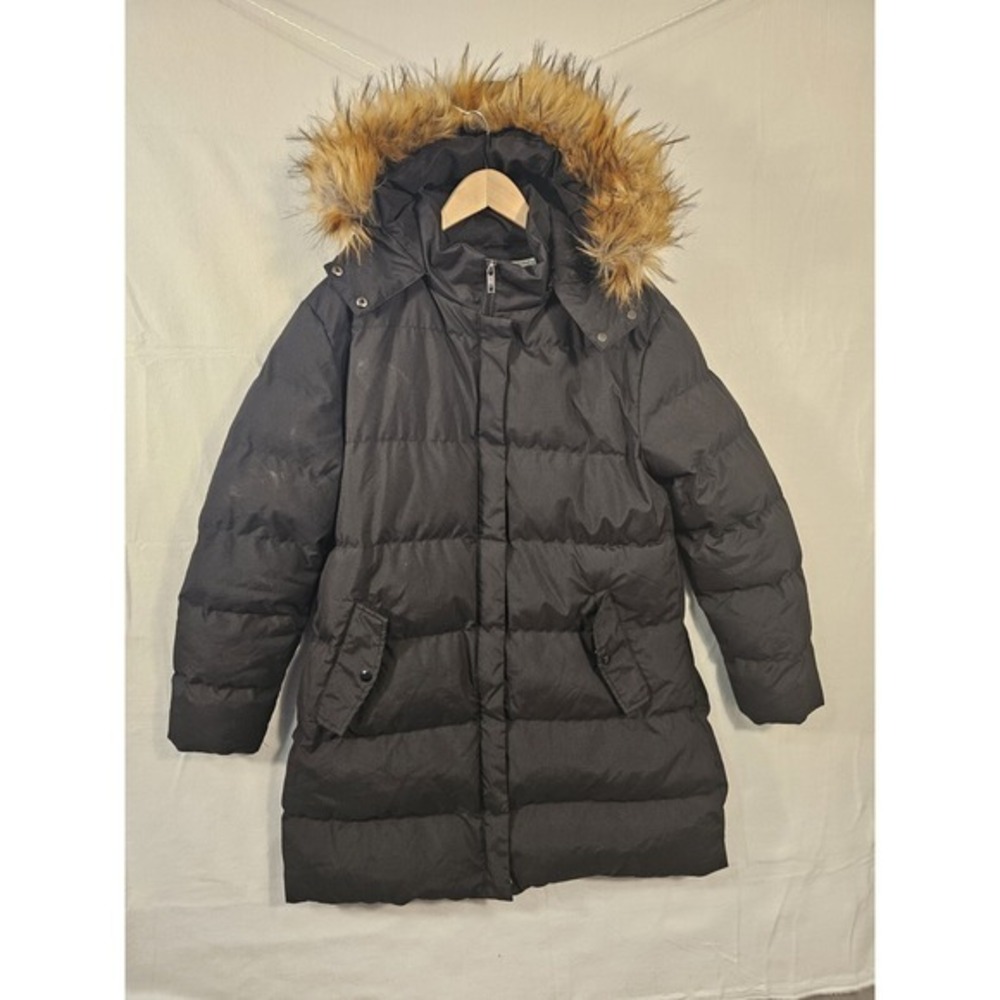 WenVen Women's Long Winter Coat XL Warm Thicken Puffer Jacket Faux Fur Hood K033